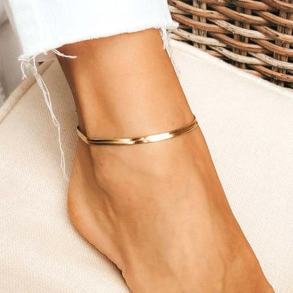 Anti Tarnish Lucky Snake Anklets